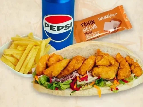 Ekmek Arası Jumbo Karides Menü