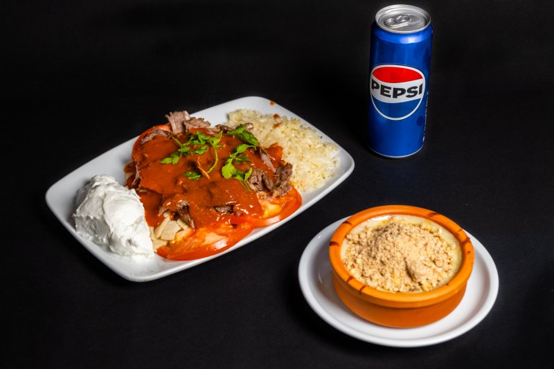 İskender (Et Dönerden) & Sütlaç Menü