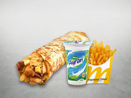 Tavuk Döner Maydonoz Medium Dürüm Menü
