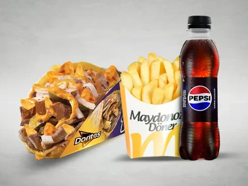 Doritos'lu Maytako Menü (Et Dönerden)
