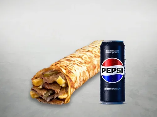 Pepsi Et Döner Medium Dürüm Menü