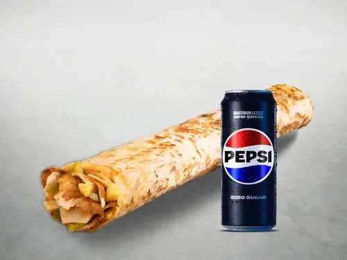 Pepsi Tavuk Döner Large Dürüm Menü