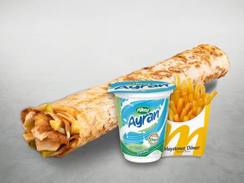 Tavuk Döner Maydonoz Large Dürüm Menü