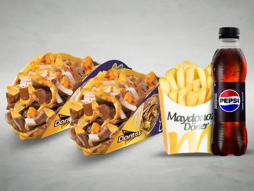 2'li Doritos'lu Maytako Menü (Et Dönerden)