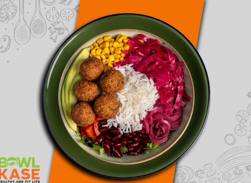 Humuslu Falafelli Bowl
