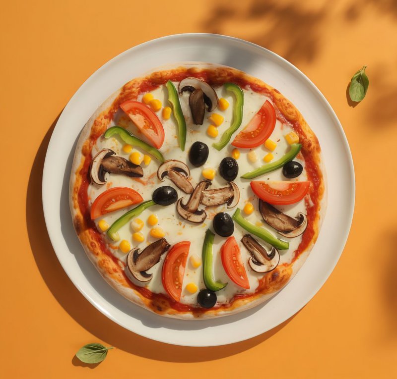 Eco Vejeteryan Pizza (Orta)