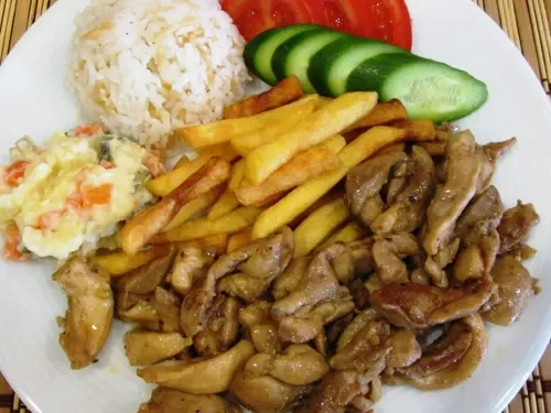 Soslu Tavuk