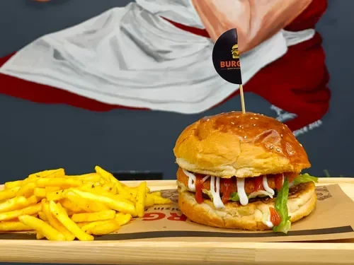 Acılı Tavuk Burger Menü