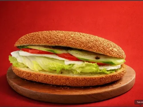 Zeytin Ezmeli Dolu Dolu Simit Sandviç