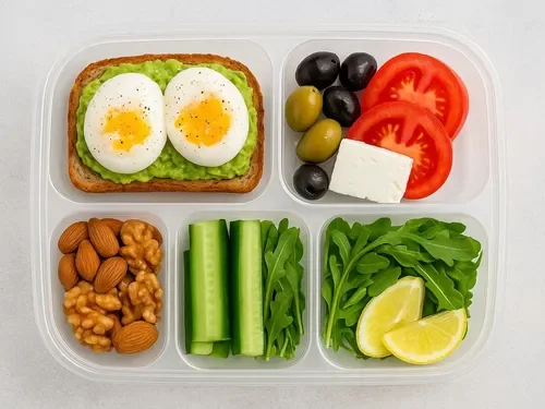 Fit Kahvaltı Tabağı (585 kcal)