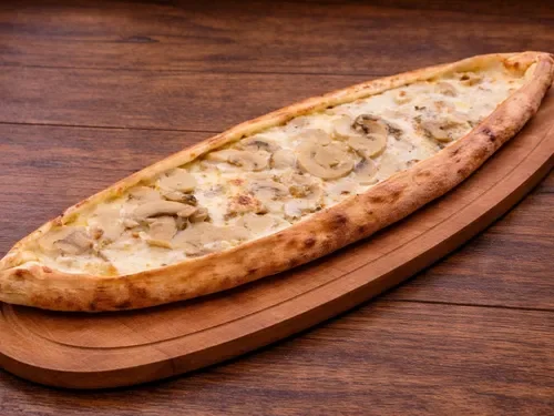 Kaşarlı Mantarlı Pide