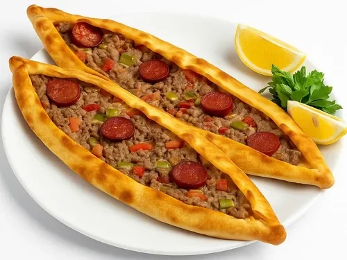 Kaşarlı Sucuklu Pide