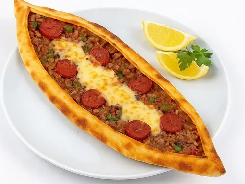 Kuşbaşılı Kaşarlı Pide