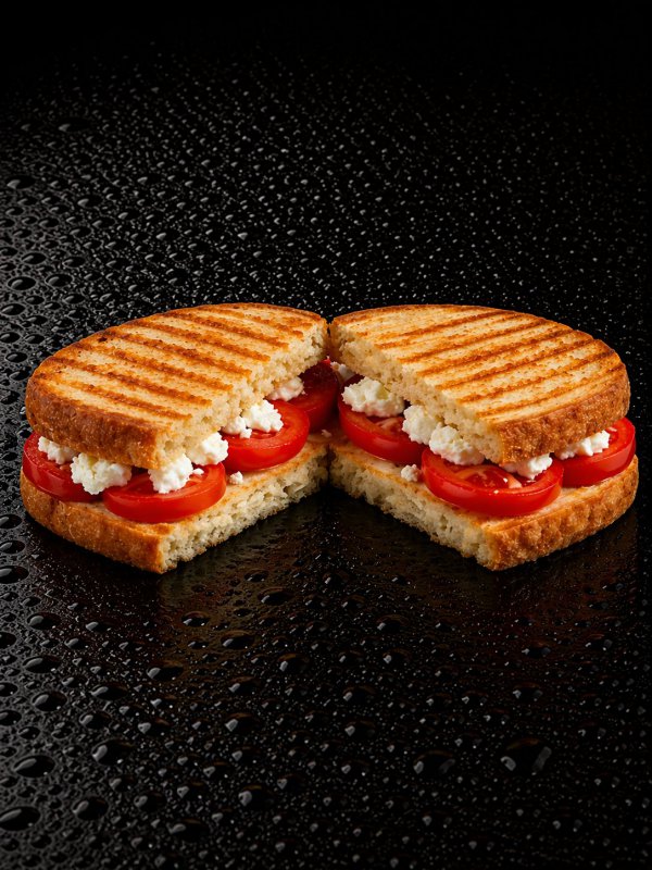 Beyaz Peynir ve Domates'li Tost
