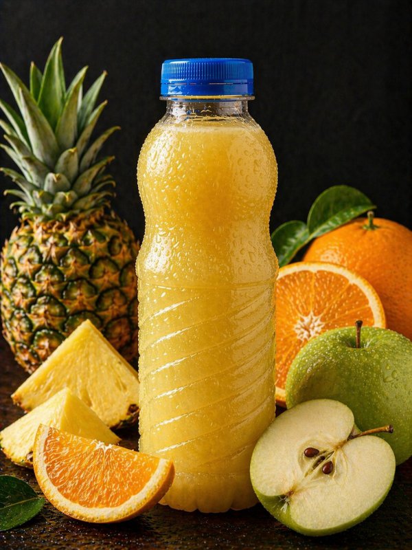 Taze Sıkım Ananas Elma Portakal
