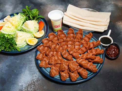 Çiğ Köfte (600 g) & Litrelik İçecek Menü