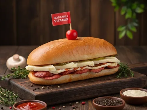 Sucuklu Kaşarlı Sandviç