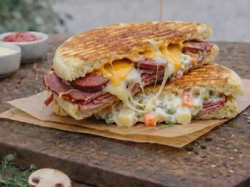Bazlamalı Atom Tost