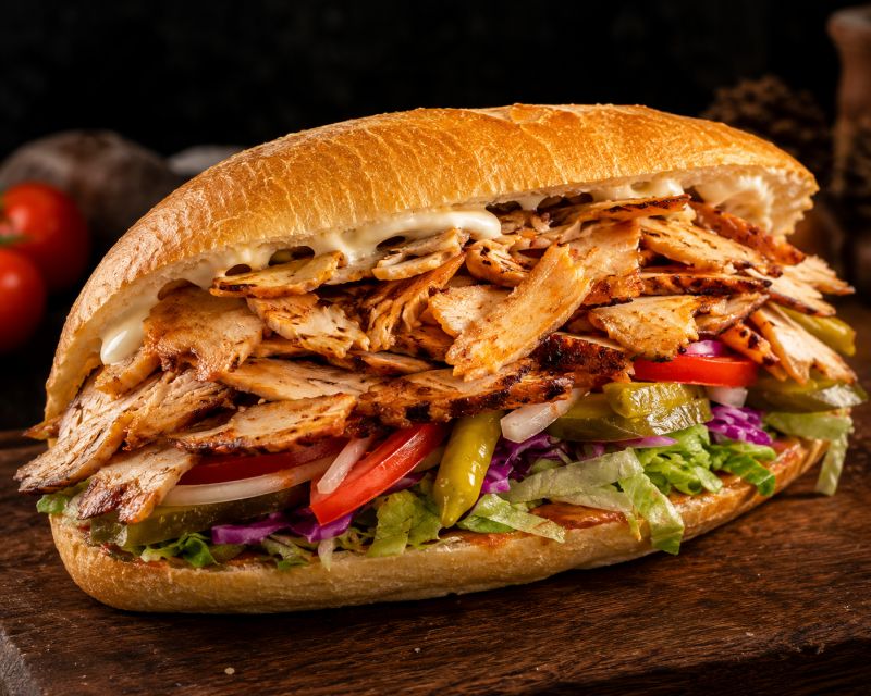 Sandviç Tavuk Döner Dürüm (100 g)