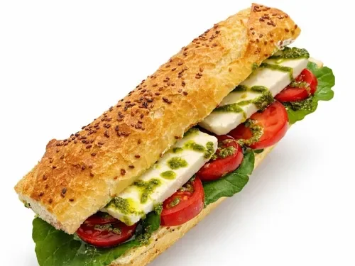Pesto Caprese Sandwich