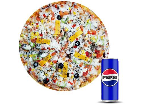 Orta Boy Pizza & İçecek (330 ml)