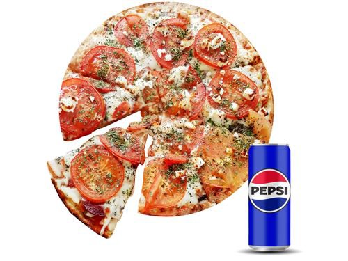 Büyük Boy Pizza & İçecek (330 ml)