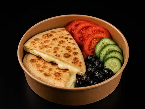 Bazlama Çift Kaşarlı Tost