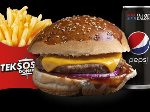 Barbekü Soslu Burger Menü