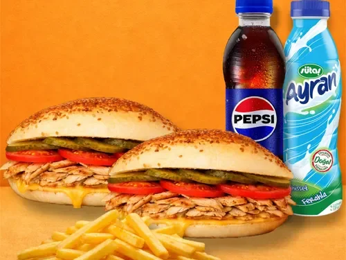 2'li Kumru Tavuk Menü