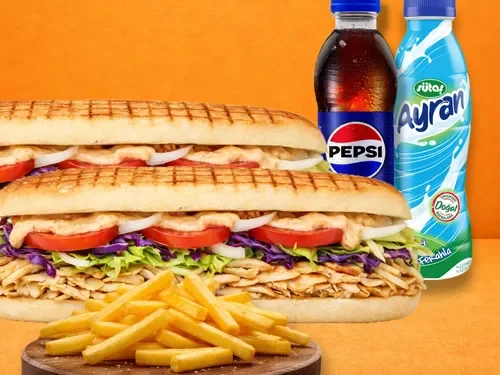 2'li Berlin Tavuk Döner Menü