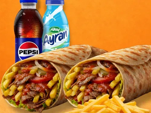 2'li Antakya Et Dürüm Menü