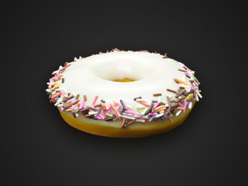 Vanilyalı Halka Donut (Adet)