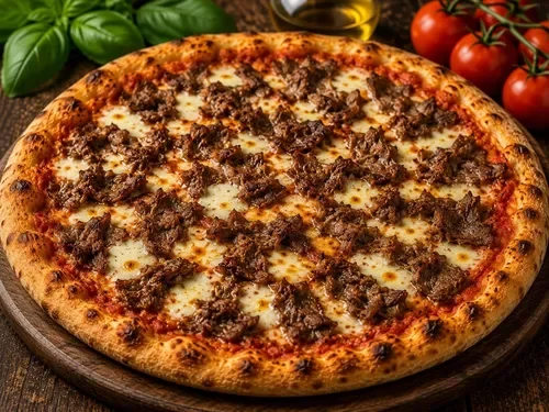 Kavurmalı Pizza