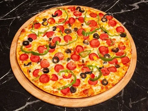 Sosisli Pizza (Büyük Boy)(38 cm)