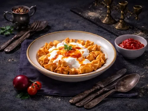 Tavuklu Çıtır Mantı