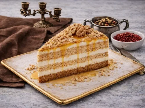 Ballı Cevizli Pasta