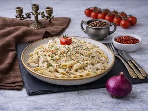 Penne Chicken Alfredo