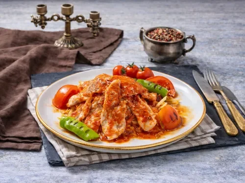 Tavuklu Çökertme Kebabı