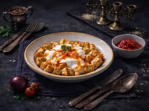 Ispanaklı Çıtır Mantı