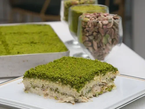 Soğuk Kadayıf Fıstık Kaplamalı (Porsiyon)