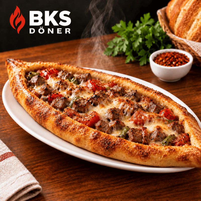 Kuşbaşılı Kaşarlı Pide