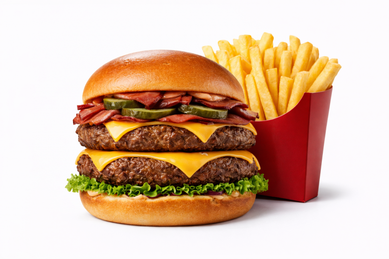DOUBLE BURGER MENU