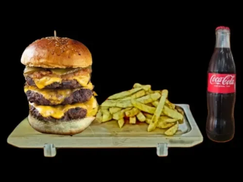 Tripleks Texas Burger Menü