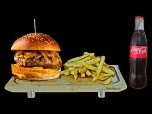 Blue Cheeseburger Menü