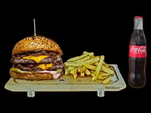 Double Demi Glace Burger Menü