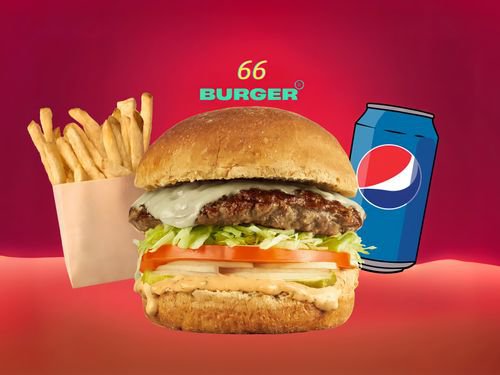 66 Classic Et Burger Menü