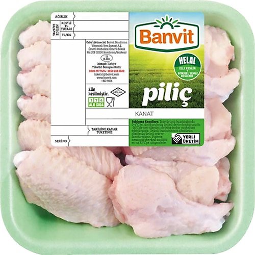 Banvit 1 kg Tabaklı Piliç Izgara Kanat
