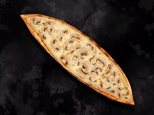 Kaşarlı Mantarlı Pide