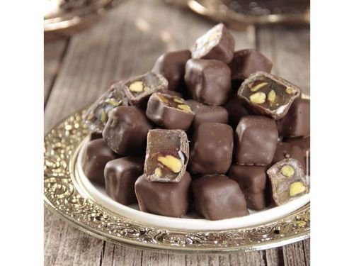 Çikolata Kaplı Duble Fıstıklı Lokum (250 g)