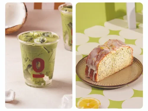 Haşhaşlı Limonlu Kek & Coconut Matcha (12 Oz)
